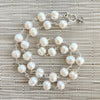 WHITE PEARL NECKLACE-24"